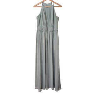 NWT David's Bridal Floor Length Chiffon Bridesmaid Dress Size 8